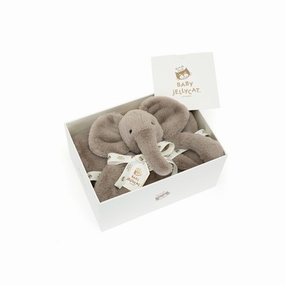 Jellycat Smudge Elephant Blankets USA | 69470QXOD